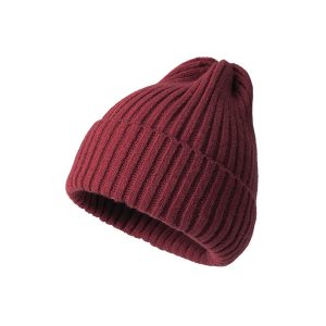 Bonnet Doublé Polaire Bordeaux